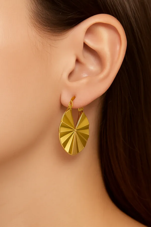 Gold_Textured_Fan_Hoop_Earrings_|_Bold_Modern_Statement_Jewellery_For_Women