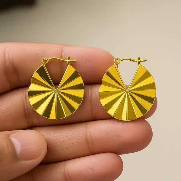 Gold_Textured_Fan_Hoop_Earrings_|_Bold_Modern_Statement_Jewellery_For_Women