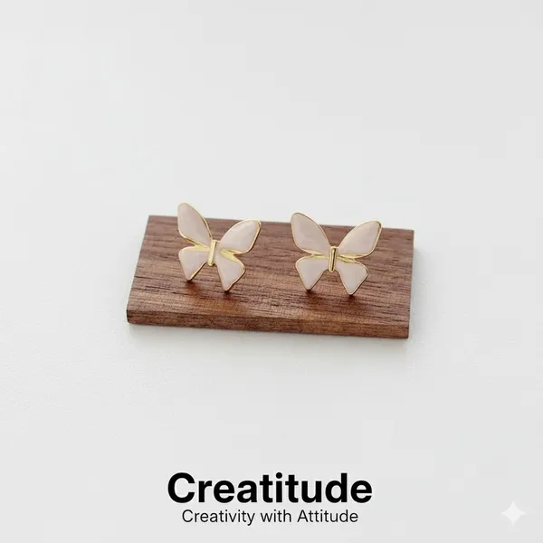 White_Butterfly_Stud_Earrings_|_Gold-Plated_Enamel_Earrings_For_Women