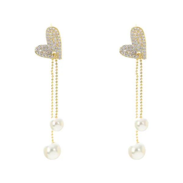 Gold_Pave_Heart_&_Pearl_Dangle_Earrings_-_Long_Chain_Drop_For_Women