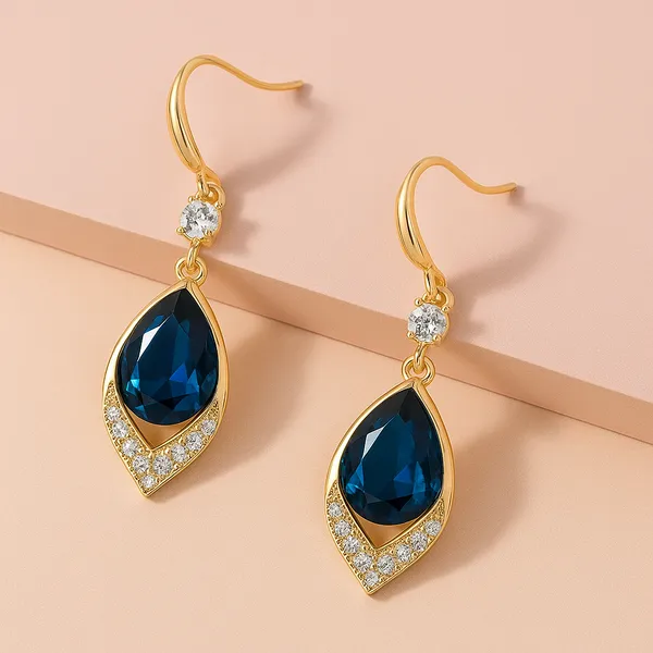 Blue_Gold-Plated_Sapphire_Drop_Earrings_|_Teardrop_Crystal_Dangler_Earrings_For_Women