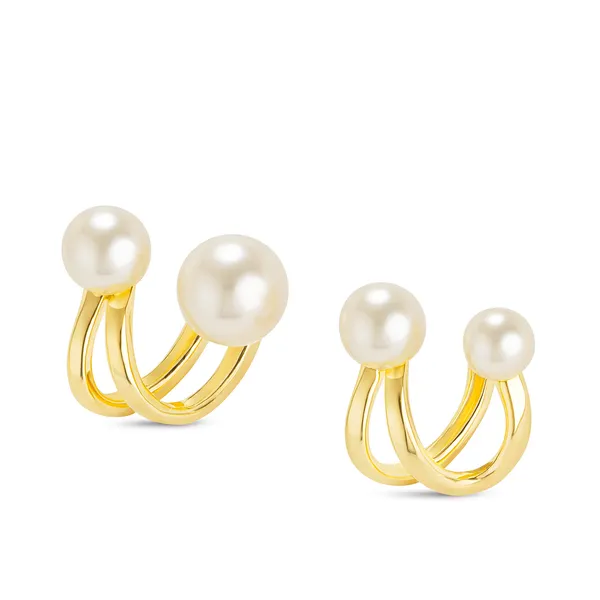 Gold_Modern_Double_Pearl_Ear_Cuffs_/_Jacket_Earrings_For_Women