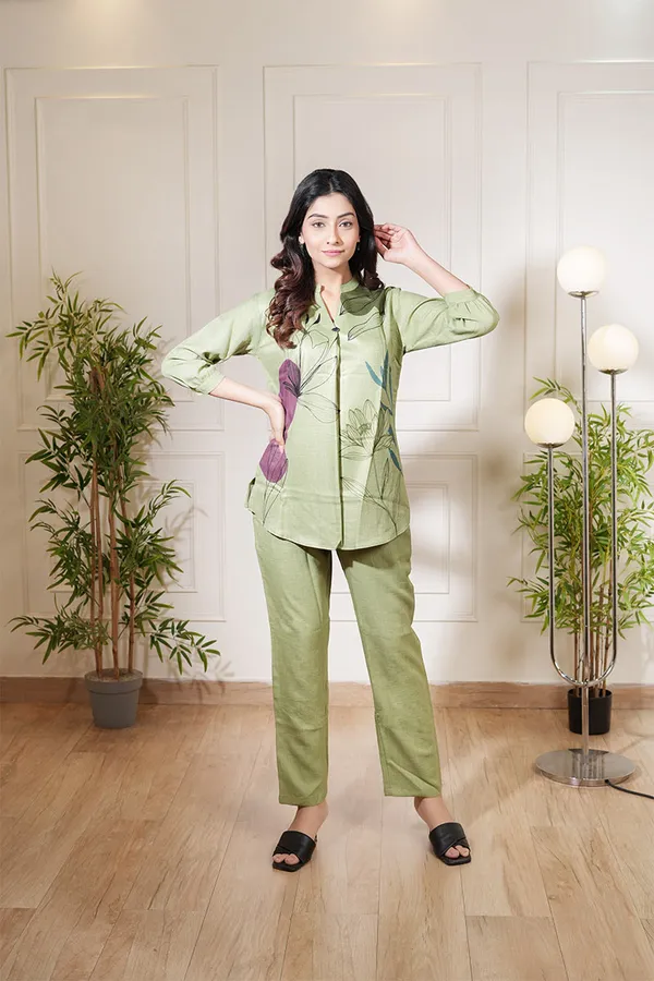 Olive_Bloom_Linen_Co-Ord_Set_Chic_Everyday_Elegance_For_Women