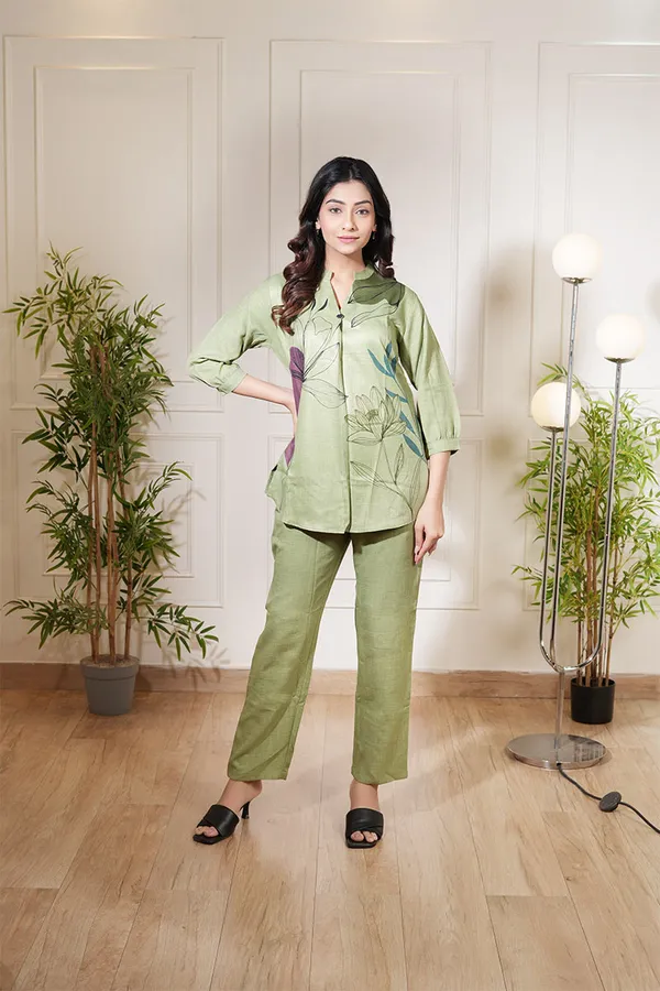 Olive_Bloom_Linen_Co-Ord_Set_Chic_Everyday_Elegance_For_Women