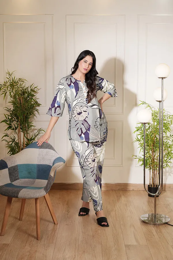 Grey_Divine_Petals_Printed_Co-Ord_Set_For_Women