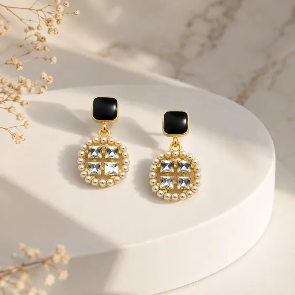 Ivory_And_Black_Premium_And_Stone_And_Pearl_Earrings_For_Women