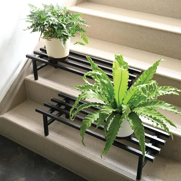 Heavy_Duty_Metal_Plant_Stand_For_Pots_Set_Of_2_Rust_Proof_Powder_Coated_Iron_Planter_Stand_Indoor_Outdoor_Flower_Pot_Stand_For_Balcony_Garden_Home_Decor_61_X_20_X_11_Cm_Black