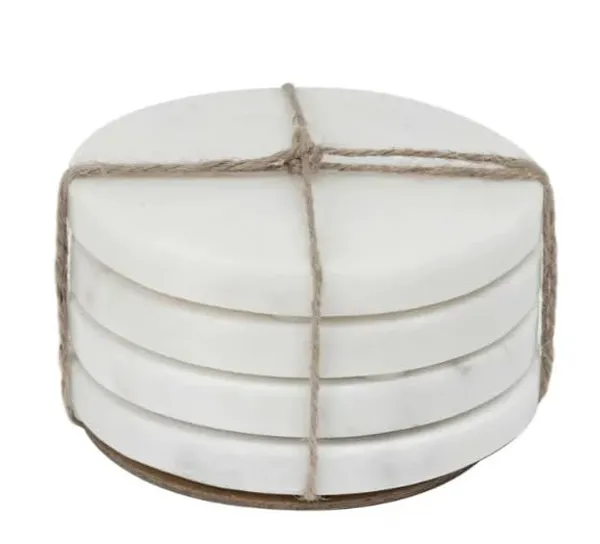 Handcrafted_White_Marble_Coaster_Set_Of_4_Natural_Stone_Drink_Coasters_With_Elegant_Veining_Heat_Resistant_Table_Coasters_For_Tea_Coffee_Dining_Table_Premium_Home_Decor_Gift