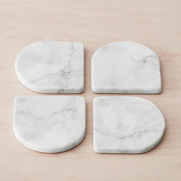 Handcrafted_U_Shape_White_Marble_Coasters_Set_Of_4_Elegant_Tea_Coffee_And_Cocktail_Coaster_For_Hot_Cold_Drinks_Decorative_Tabletop_For_Home_U_Shape_White_Marble_Solid_Coaster