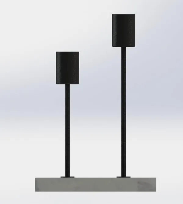 Candle_Holder_Black_Metal_Decorative_Candle_Stand_For_Home_Decor_Table_Centerpiece_For_Living_Room_Dining_Table_Bedroom_13X7X19_Cm_Candles_Not_Included
