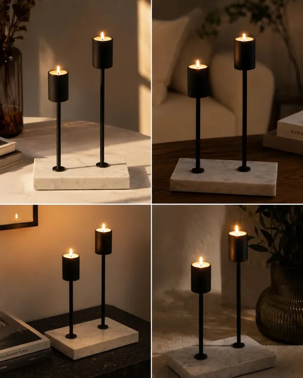 Candle_Holder_Black_Metal_Decorative_Candle_Stand_For_Home_Decor_Table_Centerpiece_For_Living_Room_Dining_Table_Bedroom_13X7X19_Cm_Candles_Not_Included