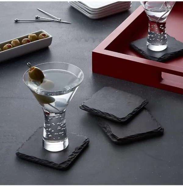 Luxury_Slate_Drink_Coasters,_Set_of_4_Black_Coasters