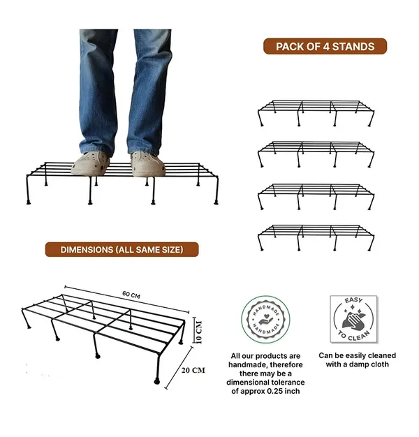 Plant_Stand_|_Black,_(Set_of_4)_120_KG_Load_Capacity,_Anti-Rust_Metal_with_Non-Bendable_Legs_|_Ideal_for_Plant_Stands_for_Outdoor_Balcony,_Indoor_Living_Room,_Flower_Pot_Stand_for_Balcony,_Planters_for_Home_Decor