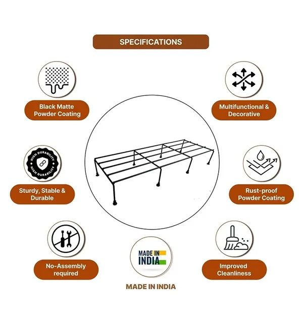 Plant_Stand_|_Black,_(Set_of_4)_120_KG_Load_Capacity,_Anti-Rust_Metal_with_Non-Bendable_Legs_|_Ideal_for_Plant_Stands_for_Outdoor_Balcony,_Indoor_Living_Room,_Flower_Pot_Stand_for_Balcony,_Planters_for_Home_Decor