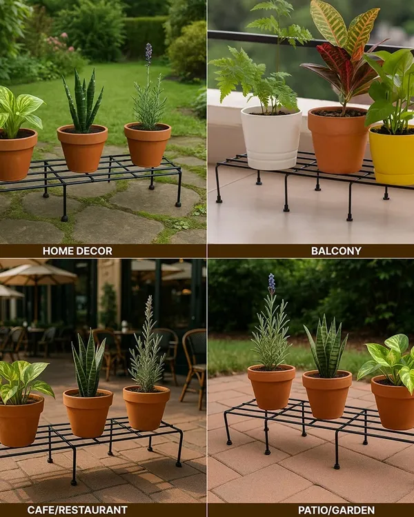 Plant_Stand_|_Black,_(Set_of_4)_120_KG_Load_Capacity,_Anti-Rust_Metal_with_Non-Bendable_Legs_|_Ideal_for_Plant_Stands_for_Outdoor_Balcony,_Indoor_Living_Room,_Flower_Pot_Stand_for_Balcony,_Planters_for_Home_Decor