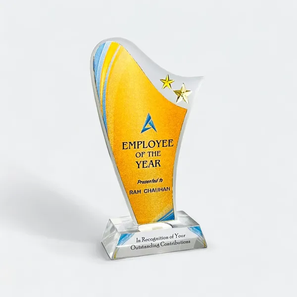 Golden_Twin_Star_Horizon_Acrylic_Trophy