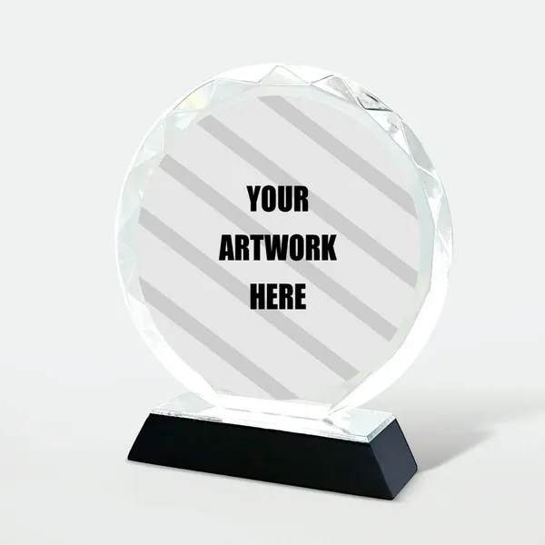 Diamond_Edge_Circular_Acrylic_Plaque
