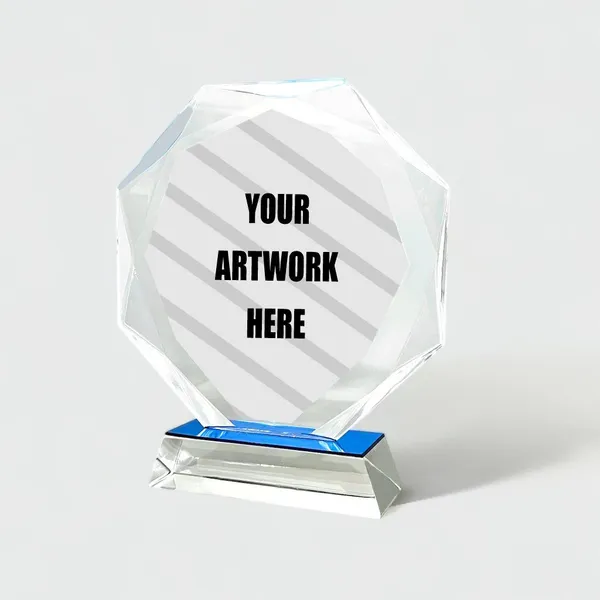 Sapphire_Octagon_Gem_Cut_Acrylic_Award