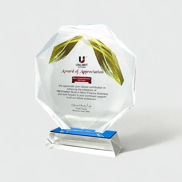 Sapphire_Octagon_Gem_Cut_Acrylic_Award