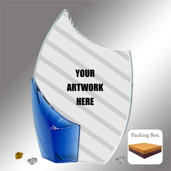 Sapphire_Wave_Shield_Glass_Trophy