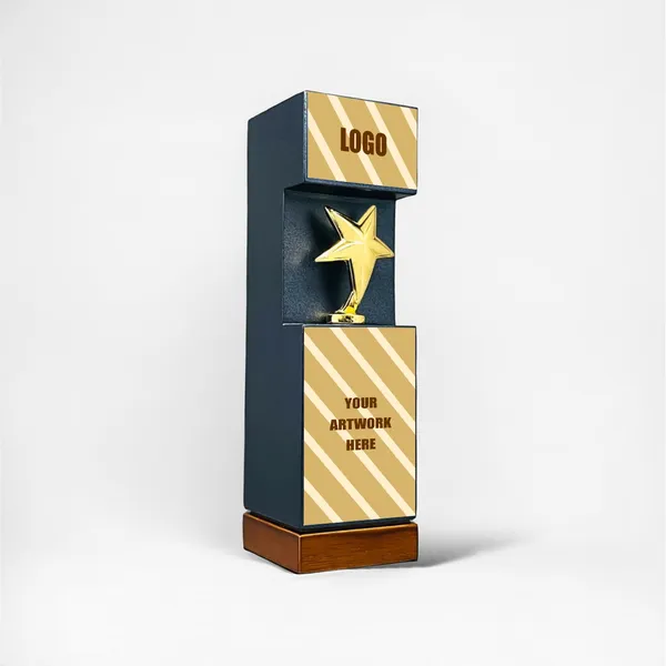Executive_Ebony_Pillar_With_Lone_Golden_Star