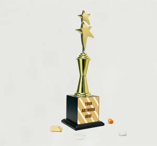 Golden_Shooting_Double_Star_Pillar_Trophy