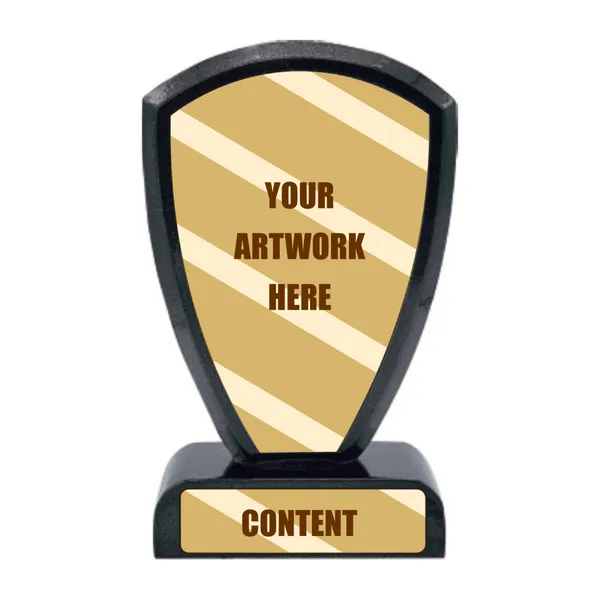 Polished_Shield_Award_With_Golden_Faceplate