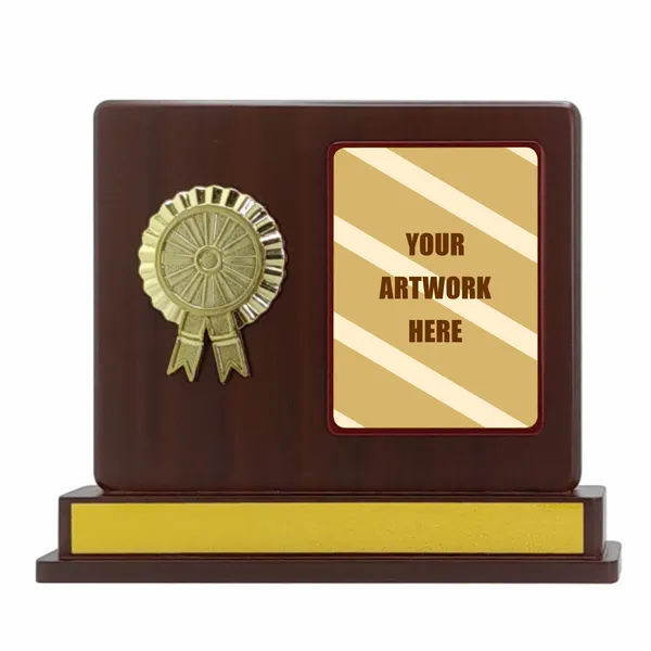 Mahogany_Recognition_Plaque_With_Golden_Ribbon_Seal