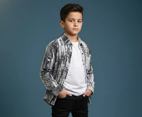 Black_Popcorn_Febric_Kids_Popcorn_Shirt_For_Kids