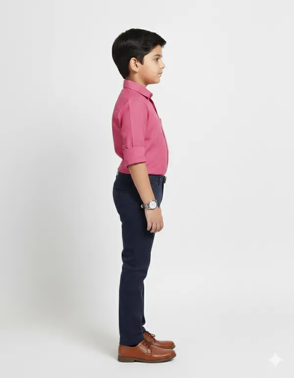 Pink_Cotton_Kids_Plain_Shirt_For_Kids