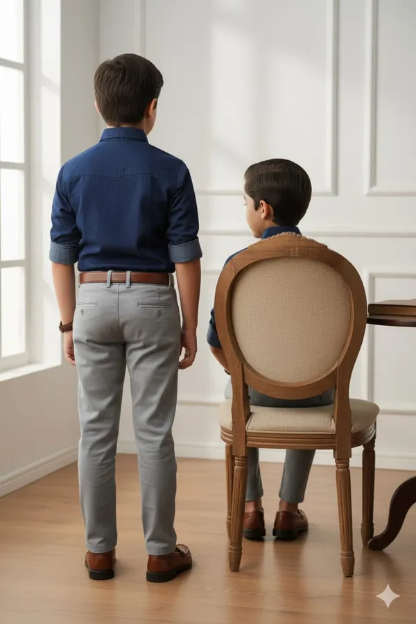 Navy_Blue_Cotton_Kids_Plain_Shirt_For_Kids
