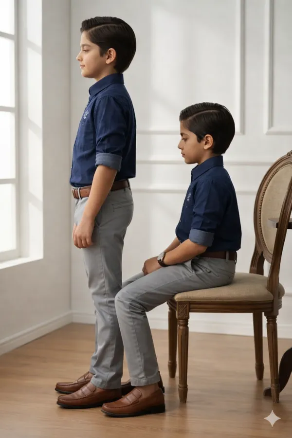Navy_Blue_Cotton_Kids_Plain_Shirt_For_Kids