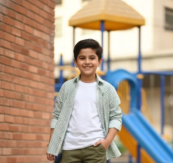 Light_Green_Cotton_Kids_Light_Printed_Shirt_For_Kids