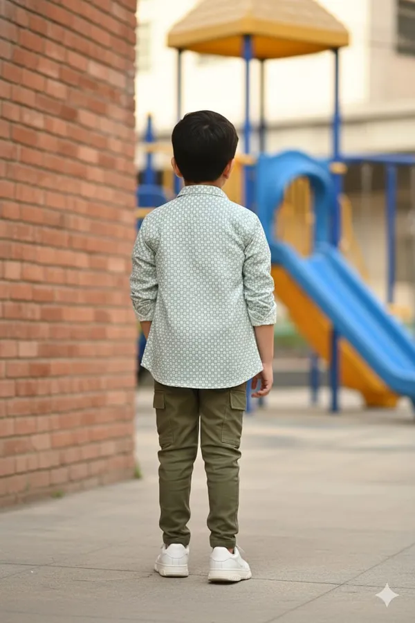 Light_Green_Cotton_Kids_Light_Printed_Shirt_For_Kids