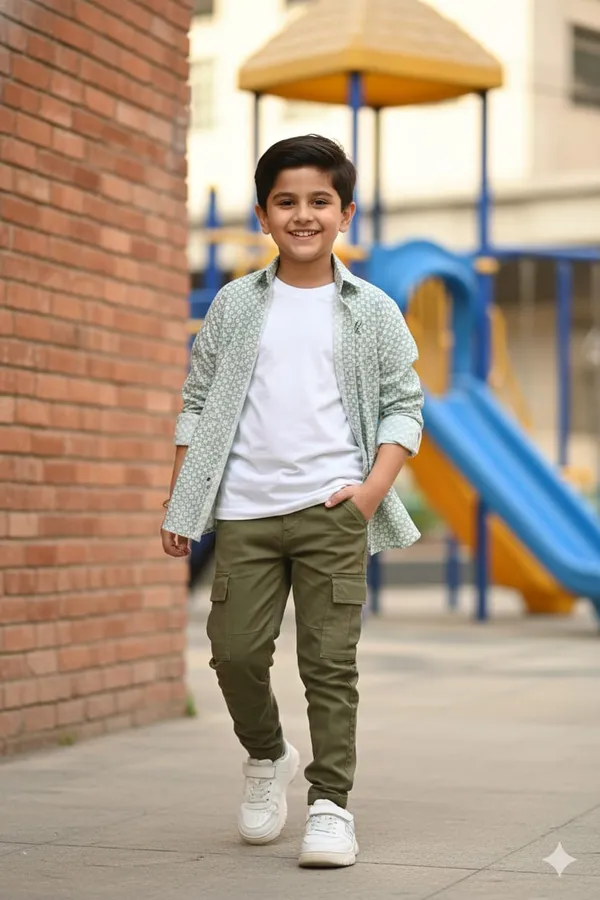 Light_Green_Cotton_Kids_Light_Printed_Shirt_For_Kids