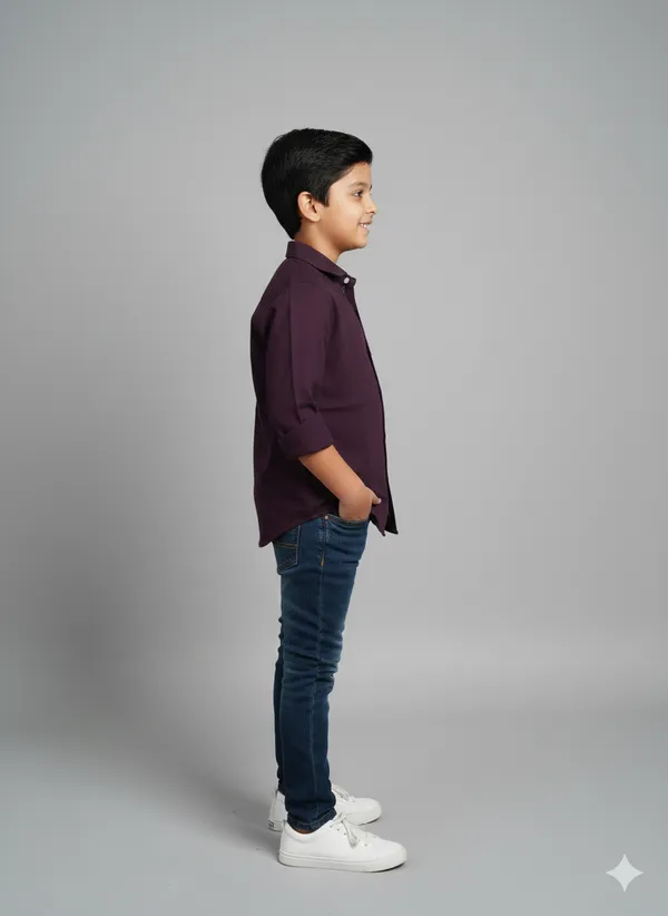 Plum_Cotton_Kids_Plain_Shirt_For_Kids