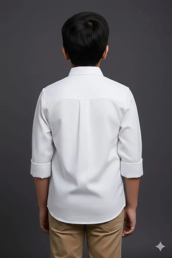 White_Cotton_Kids_Plain_Shirt_For_Kids