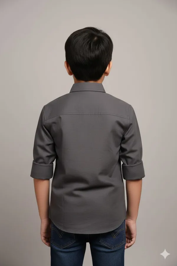 Gray_Cotton_Kids_Plain_Shirt_For_Kids