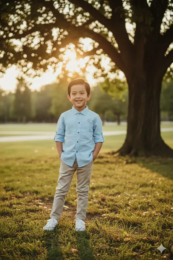 Sky_Blue_Cotton_Kids_Plain_Shirt_For_Kids