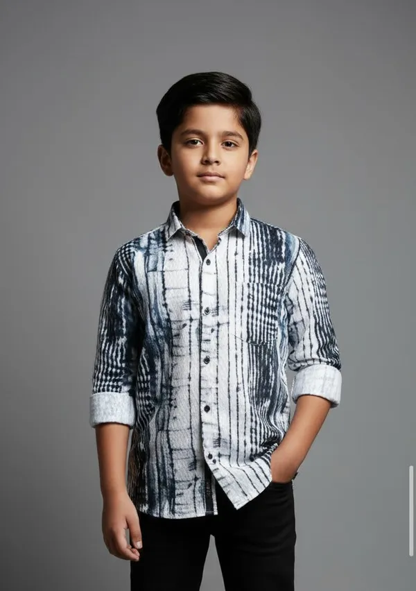 Navy_Blue_Popcorn_Fabric_Kids_Popcorn_Shirt_For_Kids