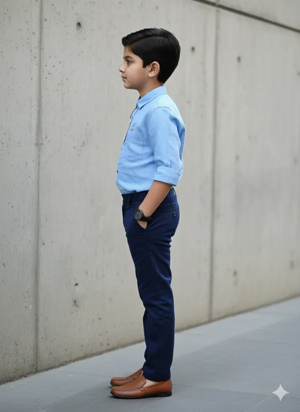 Sky_Blue_Cotton_Kids_Plain_Shirt_For_Kids