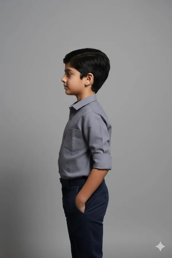 Gray_Cotton_Kids_Plain_Shirt_For_Kids