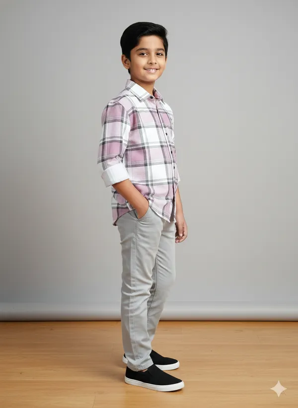 Light_Pink_Cotton_Kids_Check_Shirt_For_Kids