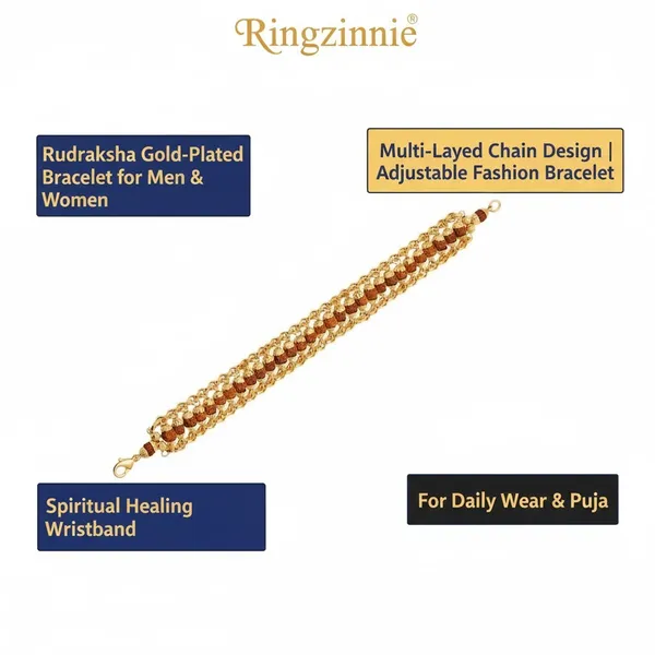 Gold_Plated_Brown_Rudraksha_Bracelet_For_Men_And_Women