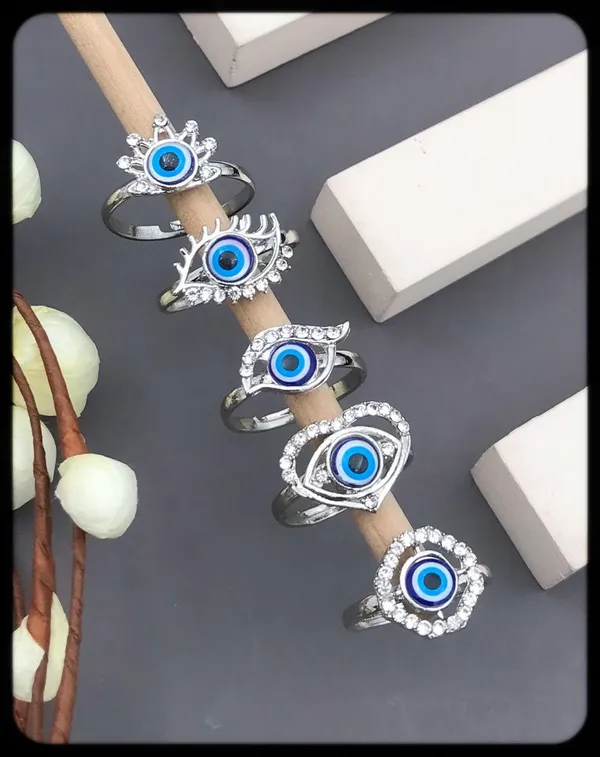 Rose_Gold_American_Diamond_Rings_(Set_Of_5)_For_Women