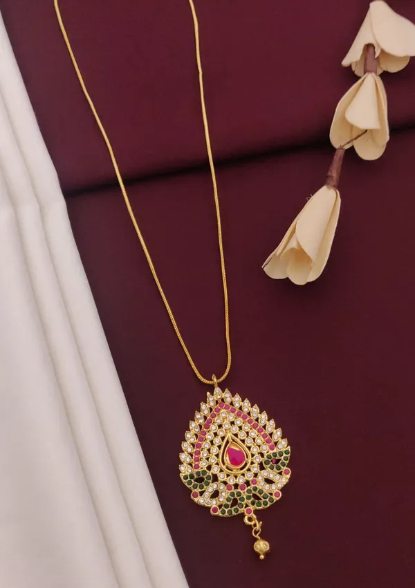 Gold_American_Diamond_Studded_Plated_Mopu_Chain_For_Women