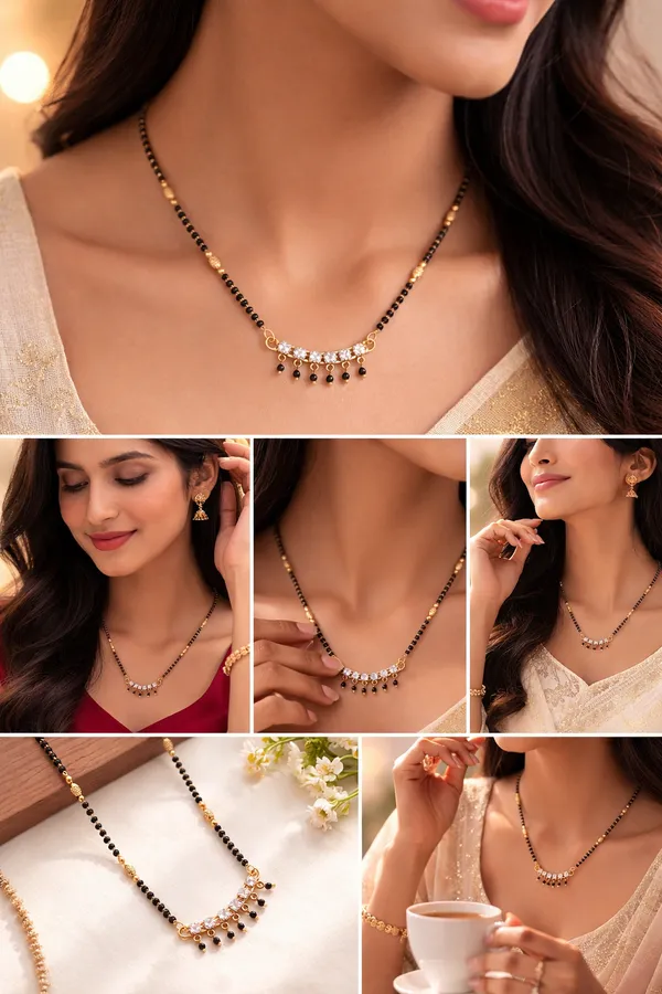 Gold_And_Black_Kolhapuri_Saaj_Wati_Pendant_Mangalsutra_For_Women
