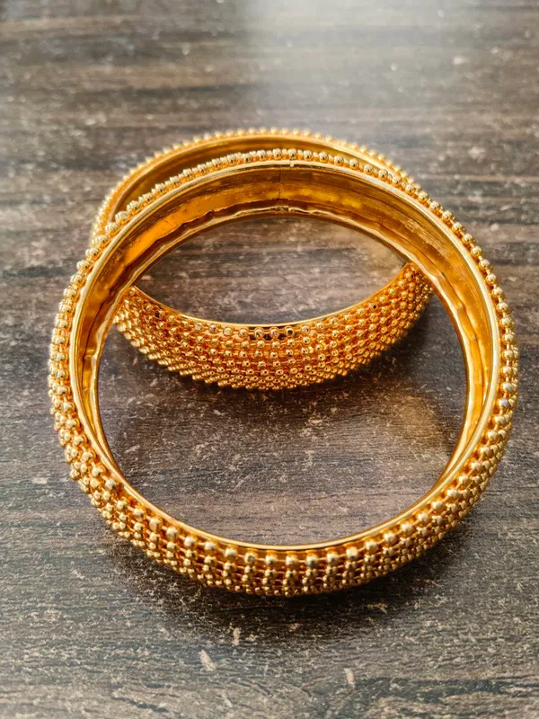Rose_Gold_Plated_Kada_Bangle_(Set_Of_2)_For_Women