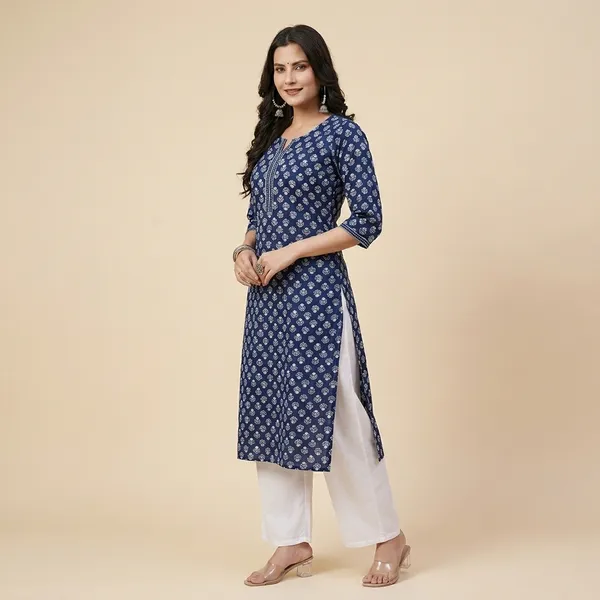 Blue_Printed_Single_Kurti_for_womens