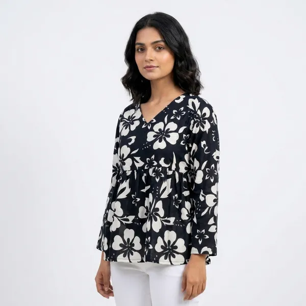 Floral_Print_Top_For_Women_&_Girls